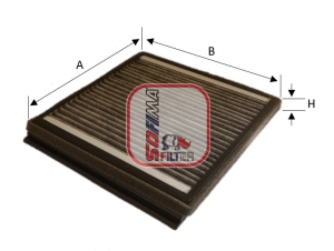 Filtre, air de l'habitacle SOFIMA S 4235 CA