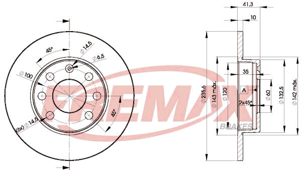 Disque de frein FREMAX BD-6193