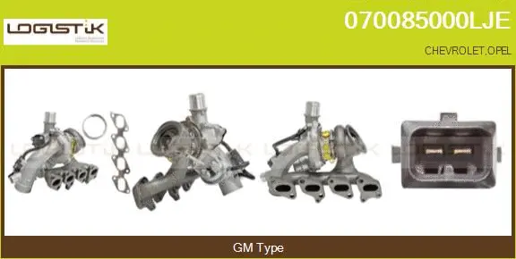 Turbocompresseur, suralimentation LGK 070085000LJE