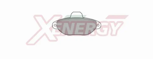 Kit de plaquettes de frein, frein à disque AP XENERGY X40518