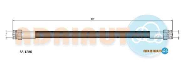 Flexible de frein ADRIAUTO 55.1286