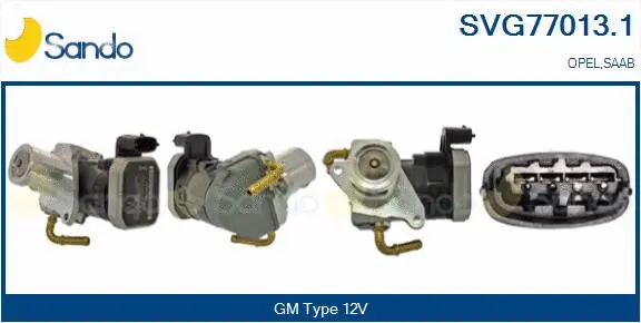 Vanne EGR SANDO SVG77013.1
