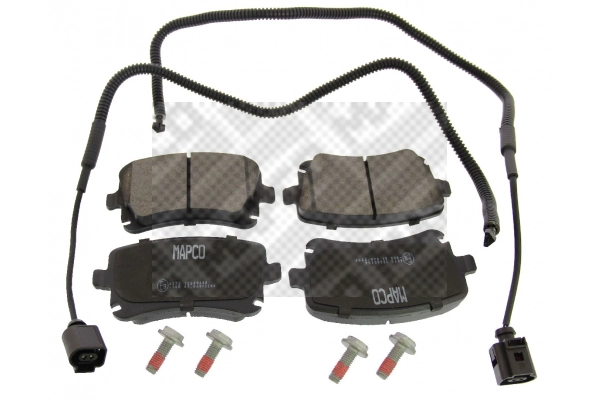 Kit de plaquettes de frein, frein à disque MAPCO 6073