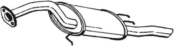 Silencieux arrière BOSAL 228-897