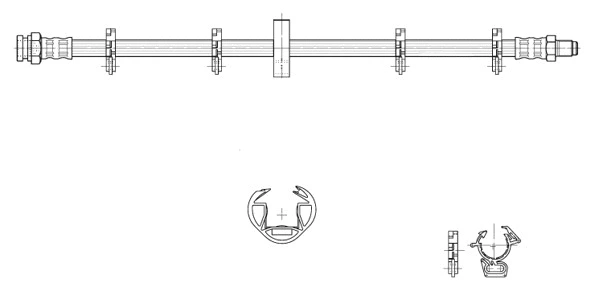 Flexible de frein CEF 516982