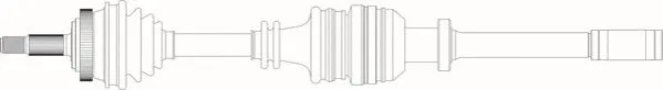 Arbre de transmission GENERAL RICAMBI RE3306