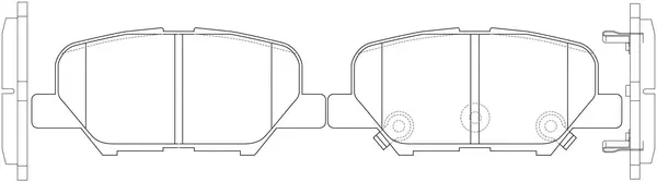 Kit de plaquettes de frein, frein à disque FIT FP5151