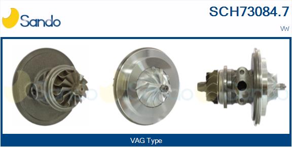 Groupe carter, turbocompresseur SANDO SCH73084.7