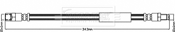 Flexible de frein BORG & BECK BBH8393