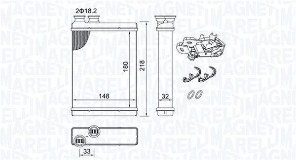 Système de chauffage MAGNETI MARELLI 350218515000
