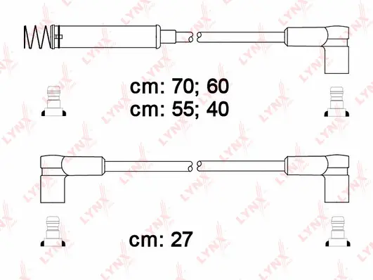 Kit de câbles d'allumage LYNXAUTO SPC5908