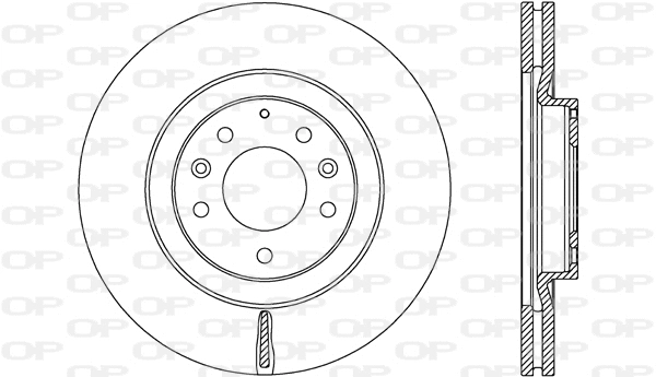 Disque de frein OPEN PARTS BDR2684.20