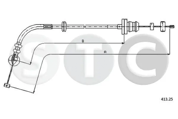 Câble d'accélération STC T481512