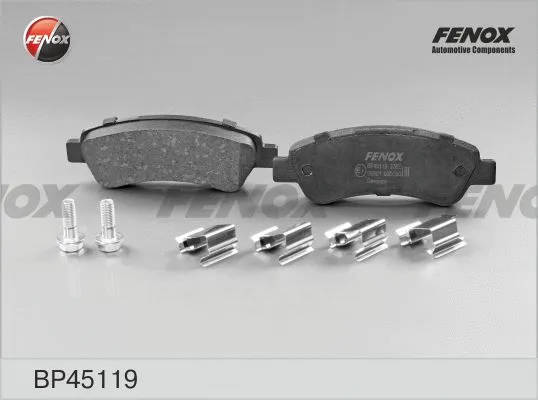 Kit de plaquettes de frein, frein à disque FENOX BP45119