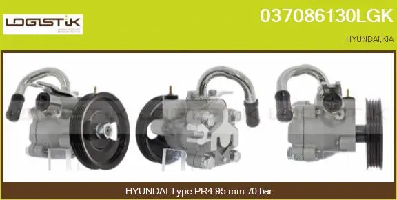 Pompe hydraulique, direction LGK 037086130LGK