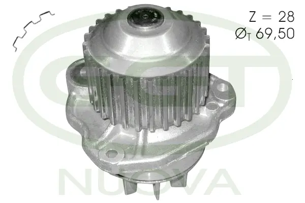 Pompe à eau, refroidissement du moteur GGT PA12519