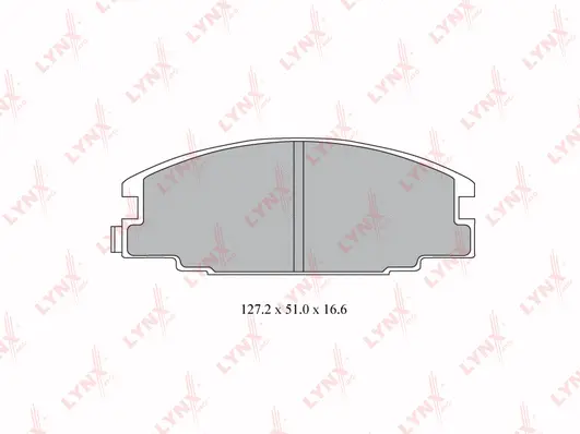 Kit de plaquettes de frein, frein à disque LYNXAUTO BD-5918