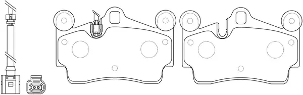 Kit de plaquettes de frein, frein à disque FIT FP3275E
