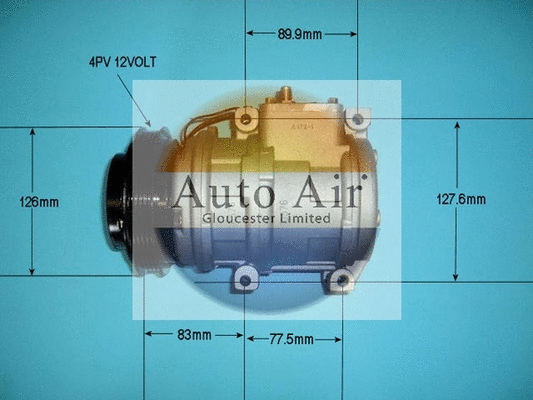 Compresseur, climatisation AUTO AIR GLOUCESTER 14-1448P