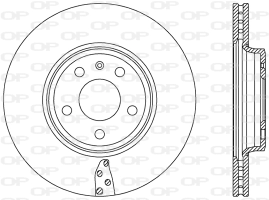Disque de frein OPEN PARTS BDR2485.20