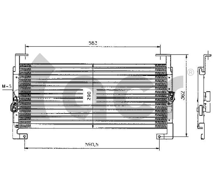 Condenseur, climatisation ACR 300247