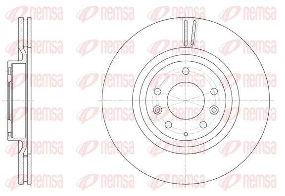 Disque de frein REMSA 61944.10