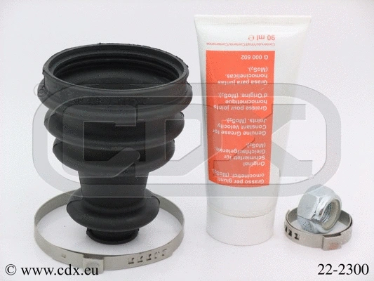 Jeu de joints-soufflets, arbre de commande CDX 22-2300
