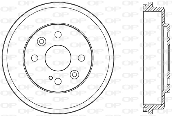 Tambour de frein OPEN PARTS BAD9085.10