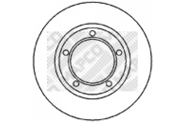 Disque de frein MAPCO 15682