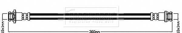 Flexible de frein BORG & BECK BBH8146