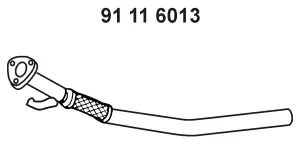 Tuyau d'échappement EBERSPÄCHER 91 11 6013