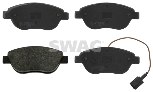 Kit de plaquettes de frein, frein à disque SWAG 70 91 6554