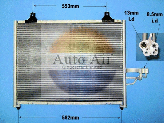 Condenseur, climatisation AUTO AIR GLOUCESTER 16-1052