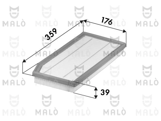 Filtre à air AKRON-MALÒ 1500689