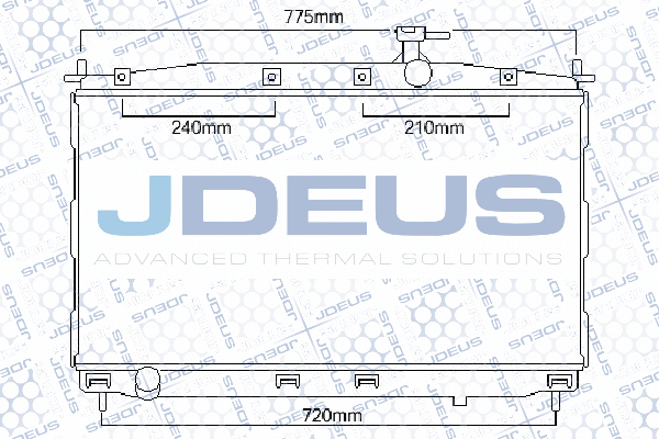 Radiateur, refroidissement du moteur JDEUS 054M27