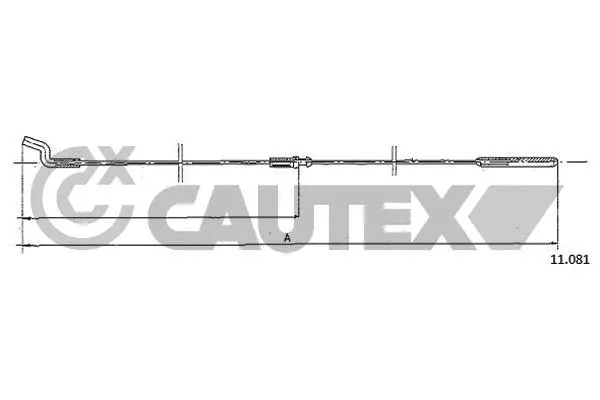 Câble d'accélération CAUTEX 763091