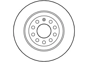Disque de frein ABTEX BD1321S