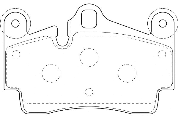 Kit de plaquettes de frein, frein à disque Omnicraft 2135686