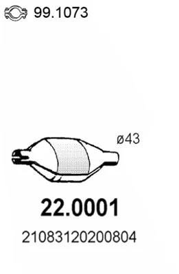 Catalyseur ASSO 22.0001