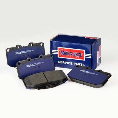 Kit de plaquettes de frein, frein à disque BORG & BECK BBP1832