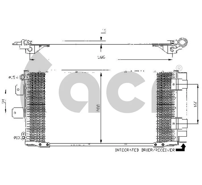 Condenseur, climatisation ACR 300483