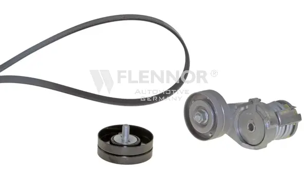 Jeu de courroies trapézoïdales à nervures FLENNOR F906PK1540