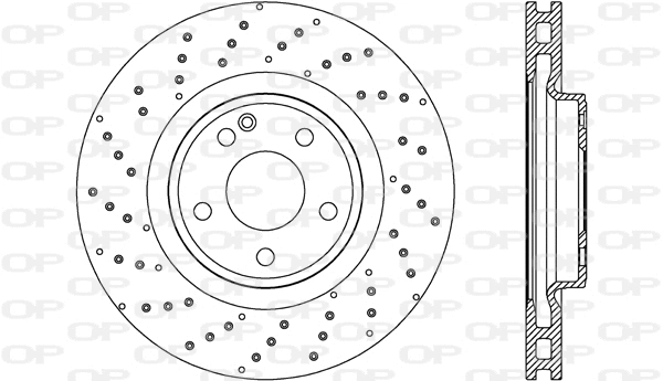Disque de frein OPEN PARTS BDR2704.20