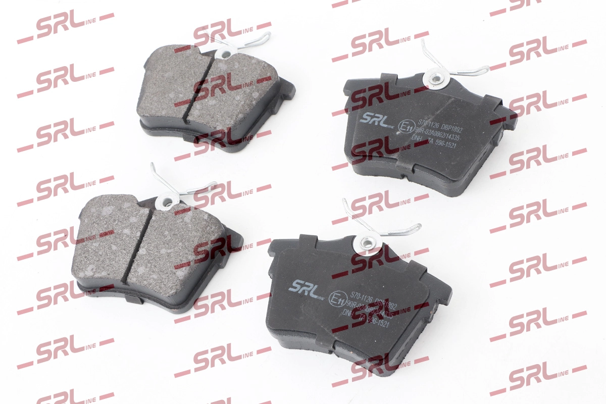 Kit de plaquettes de frein, frein à disque SRLine S70-1126
