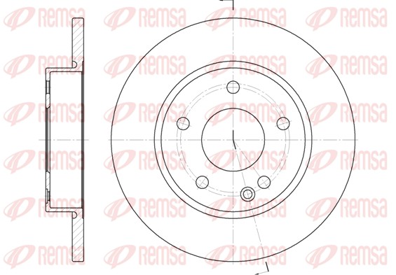 Disque de frein REMSA 6526.00