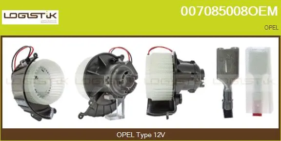 Pulseur d'air habitacle LGK 007085008OEM