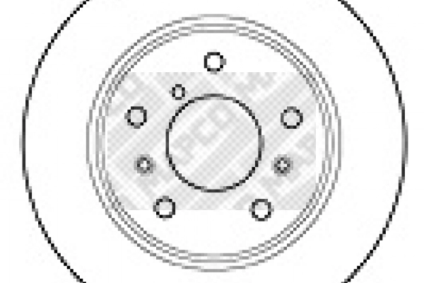Disque de frein MAPCO 15534