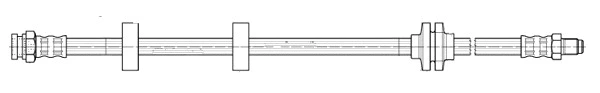 Flexible de frein CEF 517147