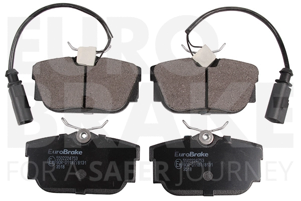 Kit de plaquettes de frein, frein à disque EUROBRAKE 5502224753