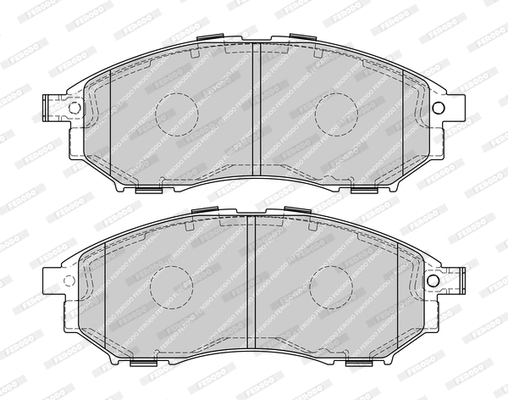 Kit de plaquettes de frein, frein à disque FERODO FDB4177-D